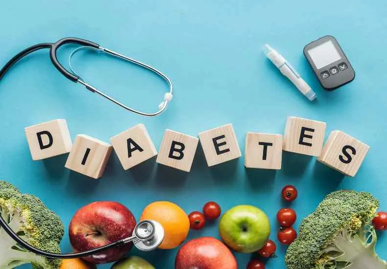 Comida saludable y balanceada para diabetes